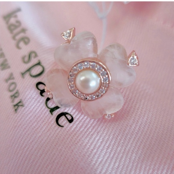 KATE SPADE NEW YORK SPADE FLOWER RING - Picture 11 of 13